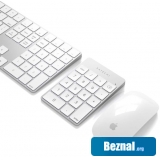 Клавиатуры Satechi Aluminum Slim Rechargeable Bluetooth Keypad (серебристый) Клавиатуры Satechi Aluminum Slim Rechargeable Bluetooth Keypad (серебристый)