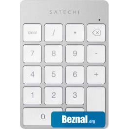 Клавиатуры Satechi Aluminum Slim Rechargeable Bluetooth Keypad (серебристый) Клавиатуры Satechi Aluminum Slim Rechargeable Bluetooth Keypad (серебристый)